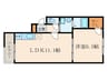 フジパレス武庫川 1LDKの間取り