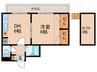アイパレス 1DKの間取り