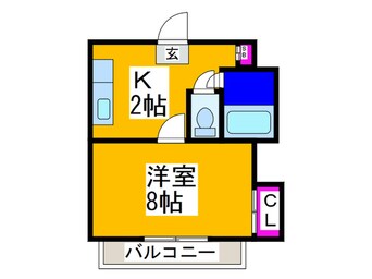間取図 エレガントハイツ