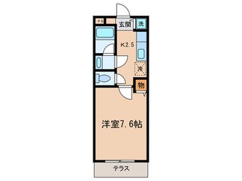 間取図 コリーヌ二色