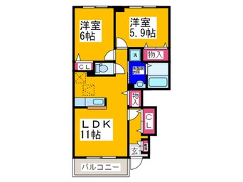 間取図 ベラ　ビスタ