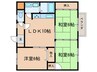 カーサ楠Ⅲ 3LDKの間取り