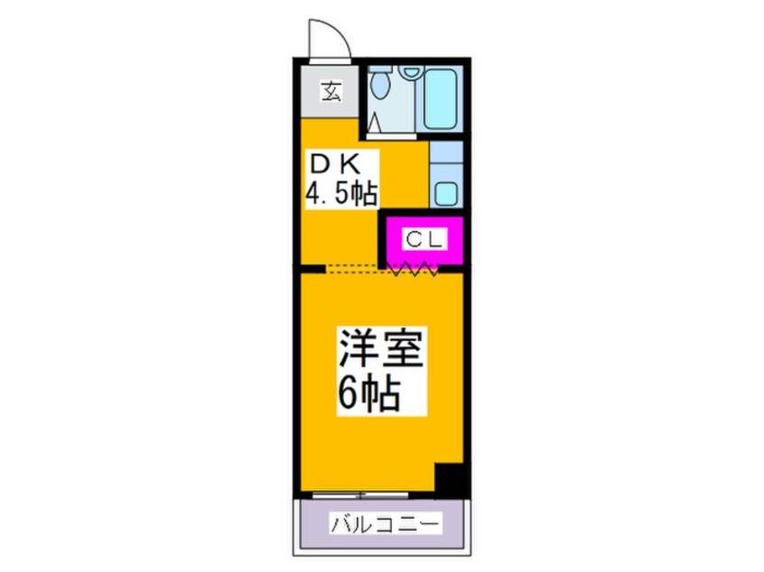 間取図 平野駅前第２ビル