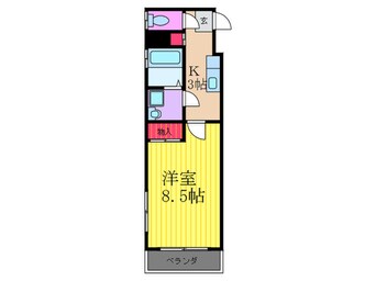 間取図 ド－リア北野東