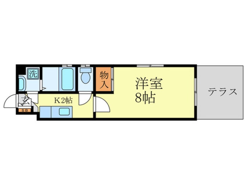 間取図 ド－リア北野東