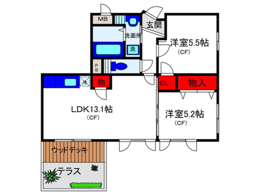 間取図 ＥＳＴＡＢＵＬＥ