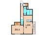 ＨＥＢＥＬ　Ｍａｉｓｏｎ　Ａ 1LDKの間取り