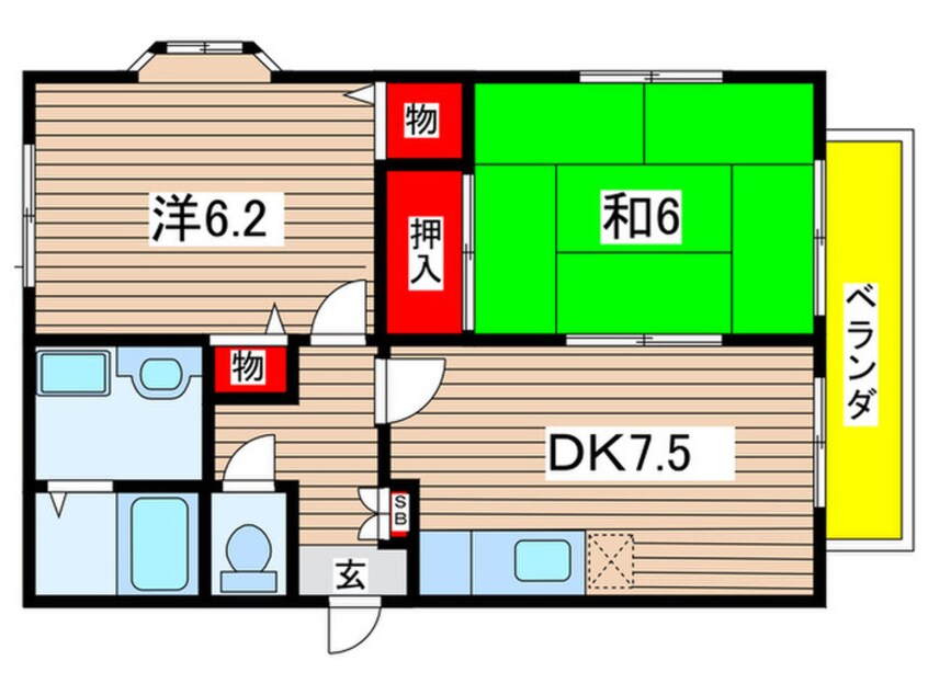 間取図 カリ－ノ・サガ