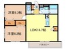 ＭＴ・スクエア 2LDKの間取り