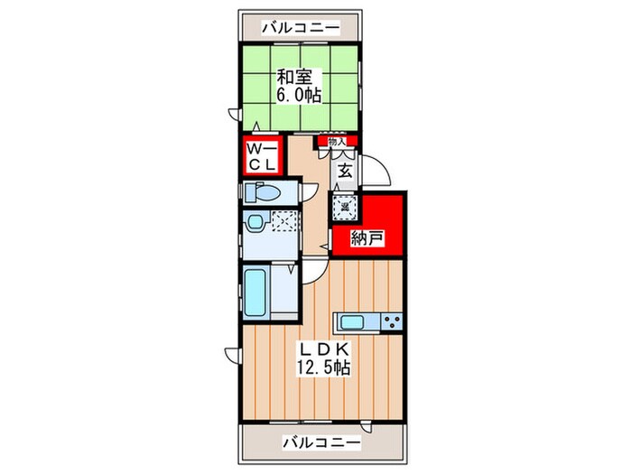 間取り図 MJハイツ田島