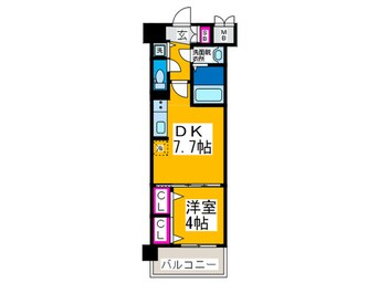 間取図 グランカーサ難波元町