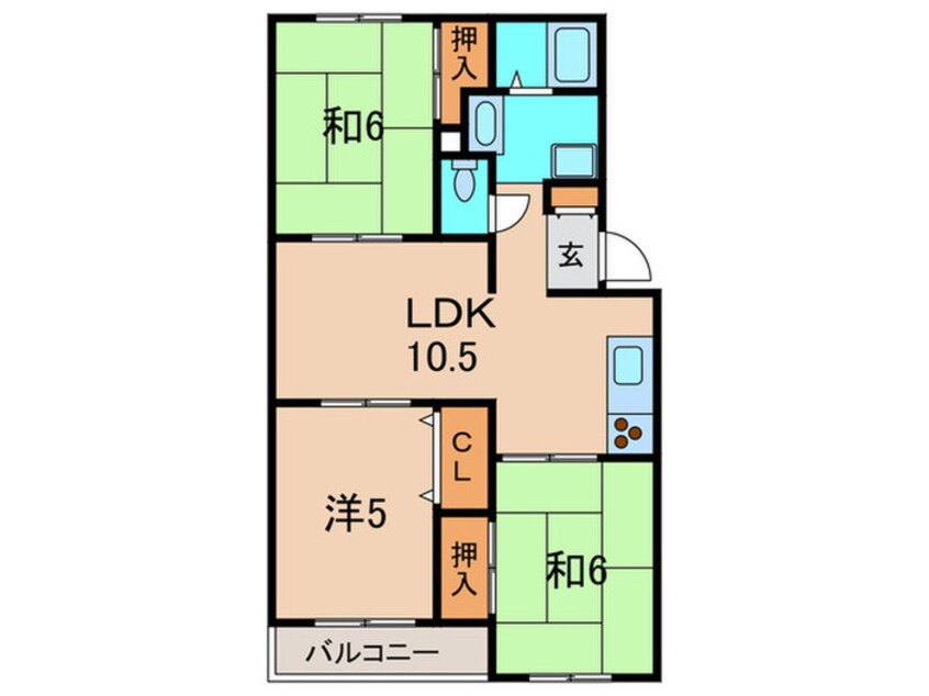 間取図 メゾン鈴原