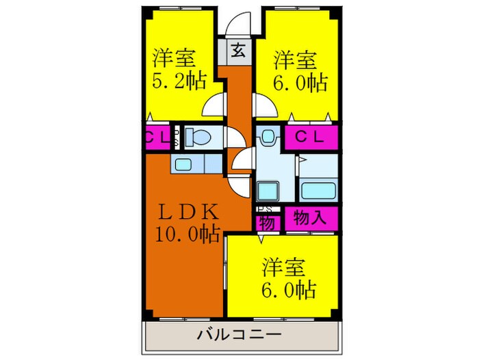 間取り図 バッハ・ヴィラ