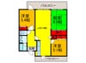 デイグラン枚方公園 3LDKの間取り