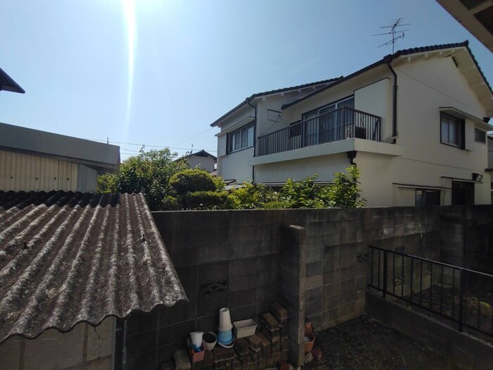 室内からの展望 友清ハイツ