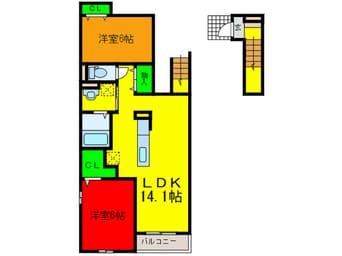 間取図 ストラーダ　ブリランテ