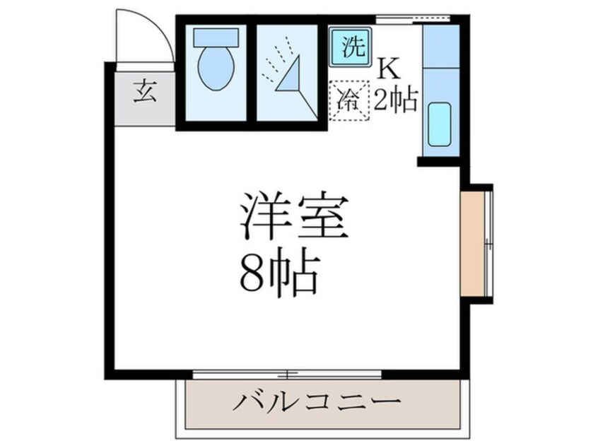 間取図 ハイツあすは