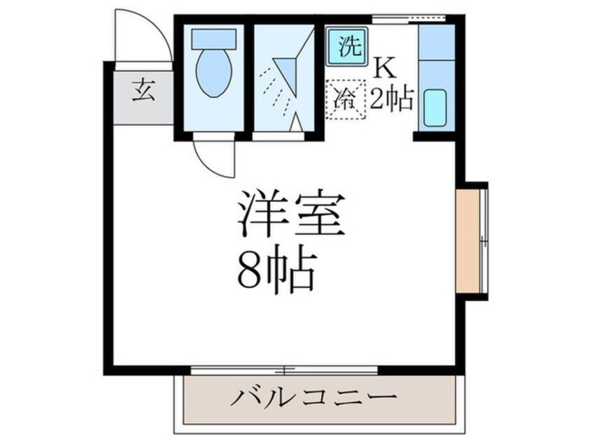 間取図 ハイツあすは