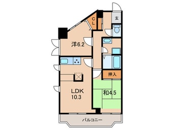 間取図 メインステージ武庫之荘