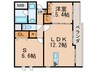 サン・ピース阿倍野 1LDK+Sの間取り