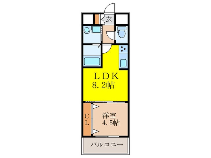 間取り図 グランルクレ新大阪