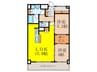 セノアタワー新大阪 2LDKの間取り