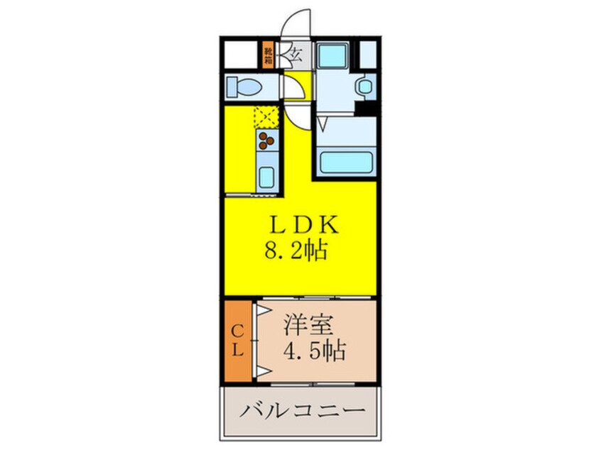 間取図 グランルクレ新大阪
