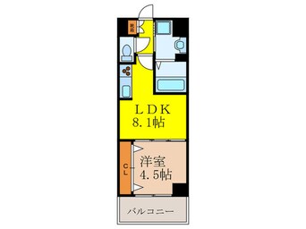 間取図 グランルクレ新大阪