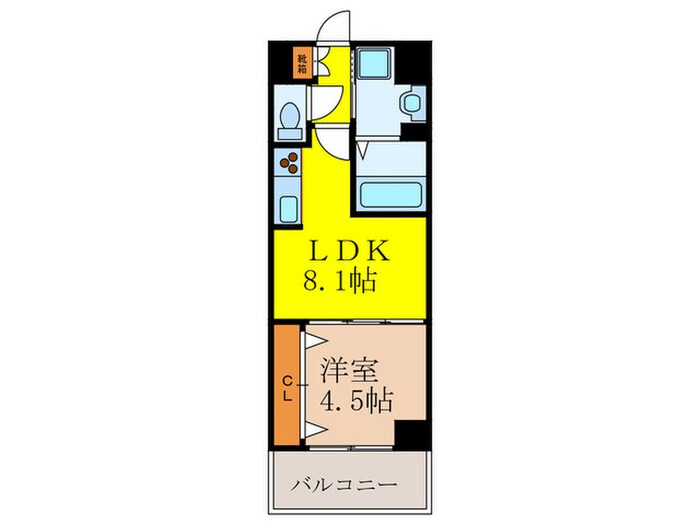 間取り図 グランルクレ新大阪