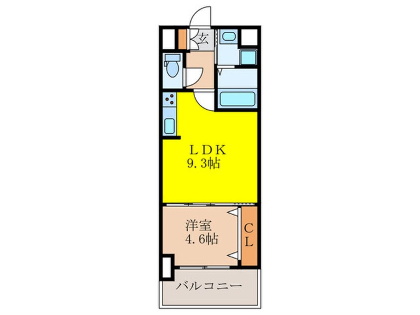 間取図 セノアタワー新大阪