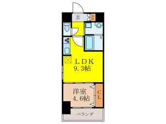 間取図 グランルクレ新大阪