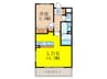 セノアタワー新大阪 1LDKの間取り