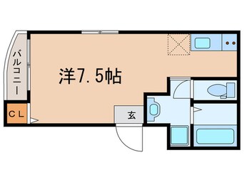 間取図 ﾜｺｰﾚｳﾞｨｰﾀ神戸上沢通サウス