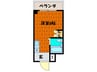 レナジア大東 1Kの間取り