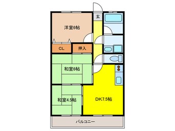 間取図 松岡マンション２