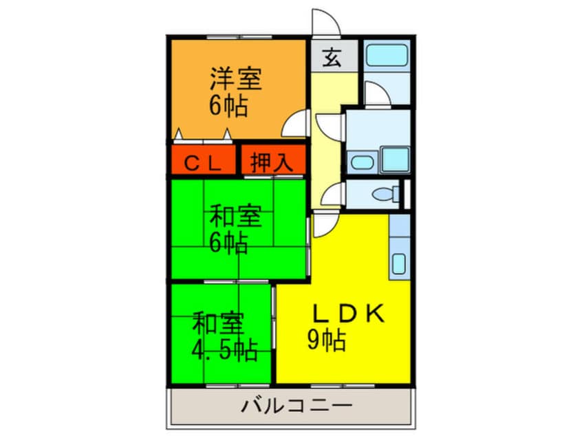 間取図 松岡マンション２