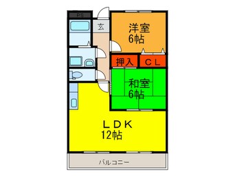 間取図 松岡マンション２