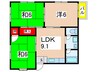 ＣＡＳＡコンド－ 3LDKの間取り