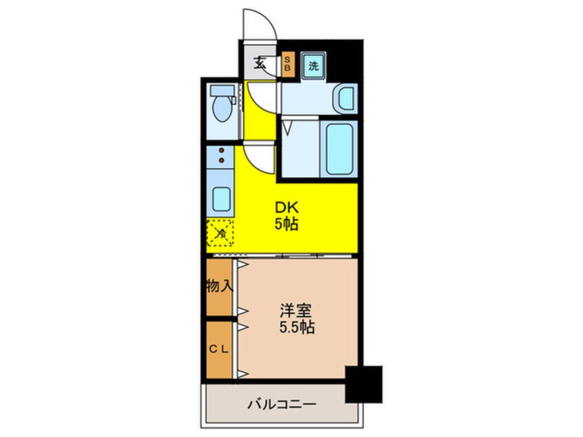 間取図 ＣＩＴＹ　ＳＰＩＲＥ鶴見