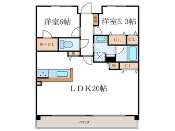 間取図 パデシオン京都七条（432）