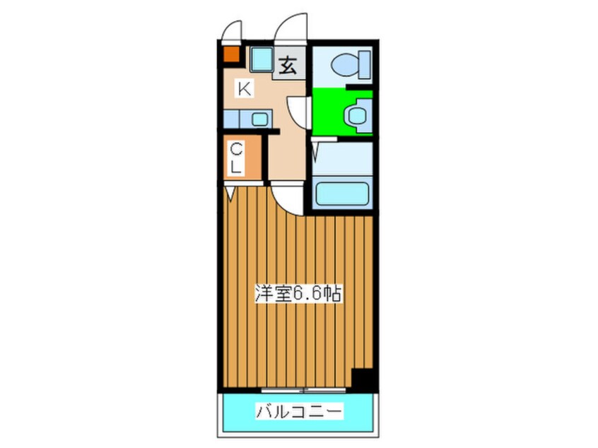 間取図 ヴィラナリ－鶴見