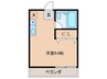 ｼｬﾄｰ金城 1Rの間取り