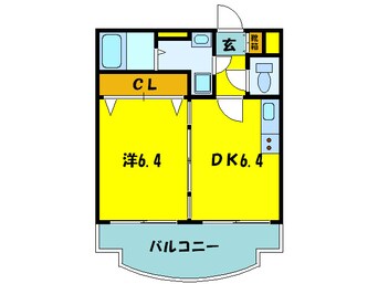 間取図 ハピネス初芝