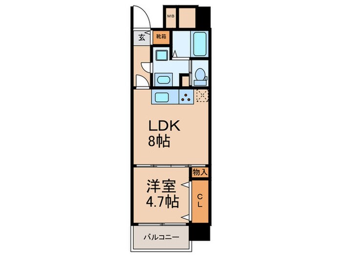 間取り図 スカイ・シーフロント塩屋
