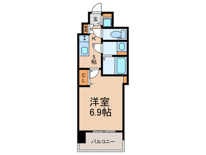 間取図 スプランディッド天王寺Ⅲ