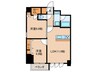 スプランディッド上本町west 2LDKの間取り