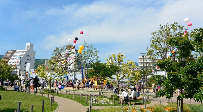 湊川公園(公園)まで400m パークハイム中道