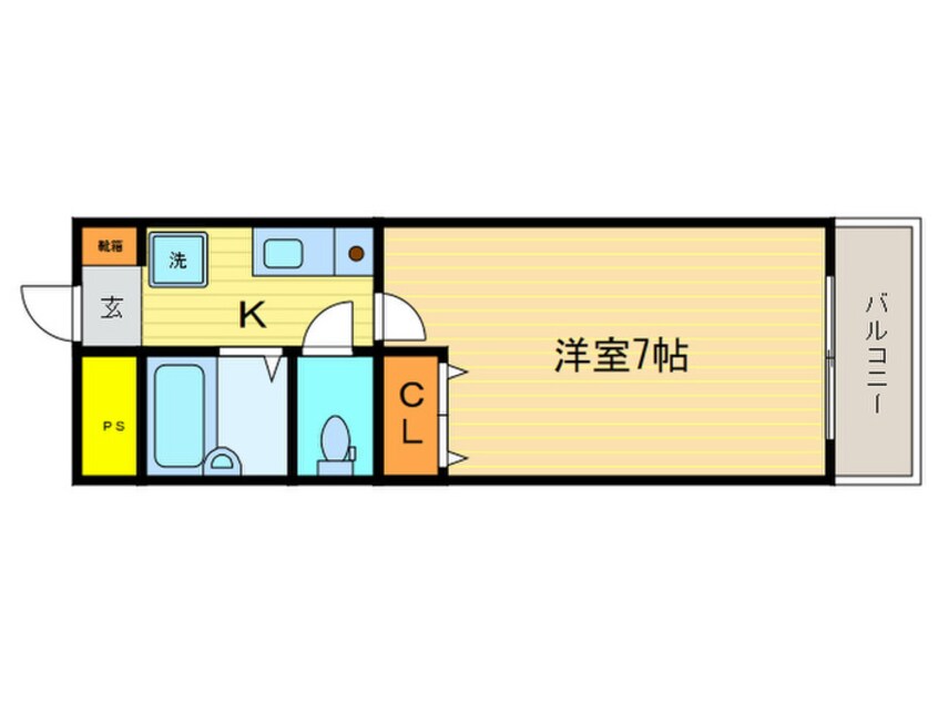 間取図 ヴィルヌーブ