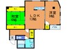デイブレイク２１０ 2LDKの間取り