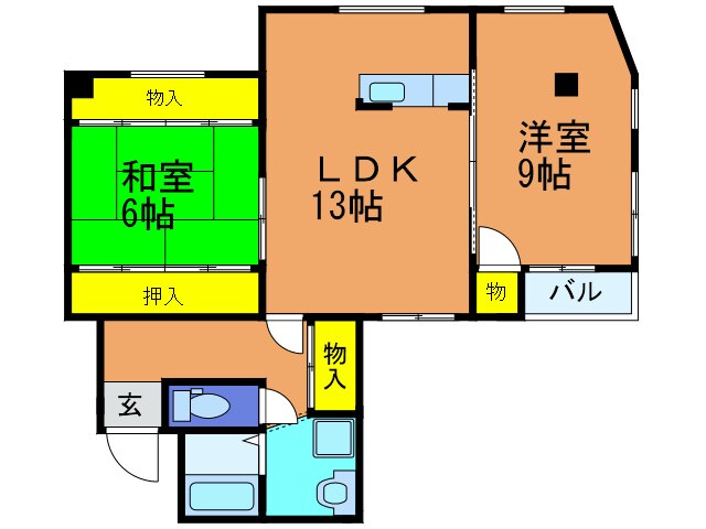 間取り図 デイブレイク２１０